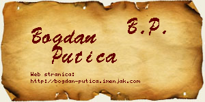 Bogdan Putica vizit kartica